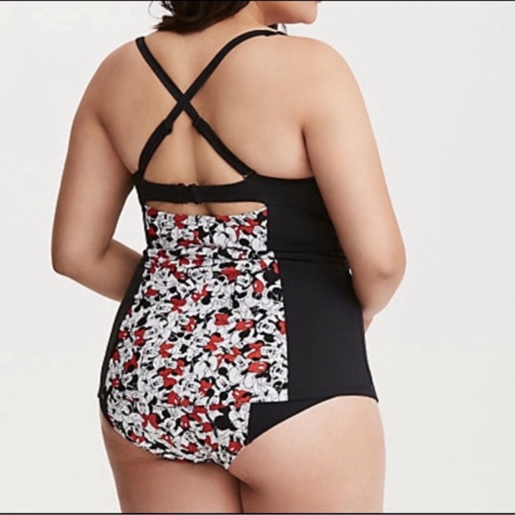 Torrid x Disney Mickey & Minnie Mouse underwire tankini size 3 - Picture 2 of 11